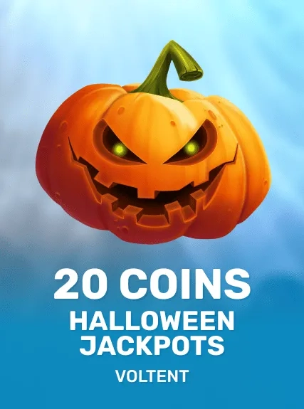 20 Coins Halloween Jackpots game tile