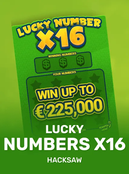 Lucky Numbers x16 game tile