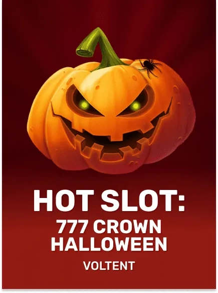 Hot Slot: 777 Crown Halloween game tile