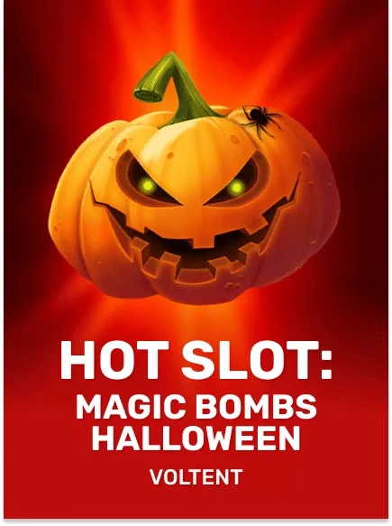Hot Slot: Magic Bombs Halloween game tile