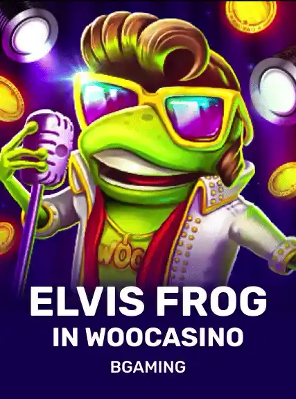 Elvis Frog In Woo Casino game tile