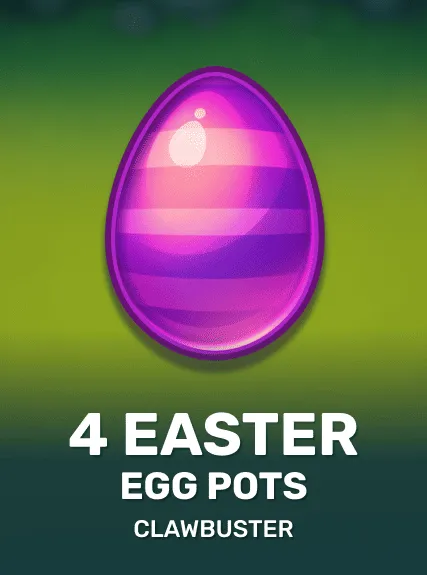 4 Easter Egg Pots