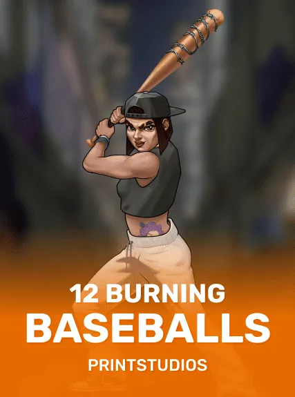 12 Burning Baseballs
