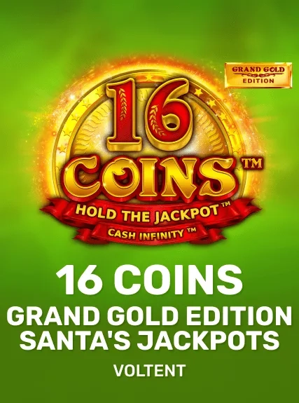 16 Coins Grand Gold Edition Santa's Jackpots