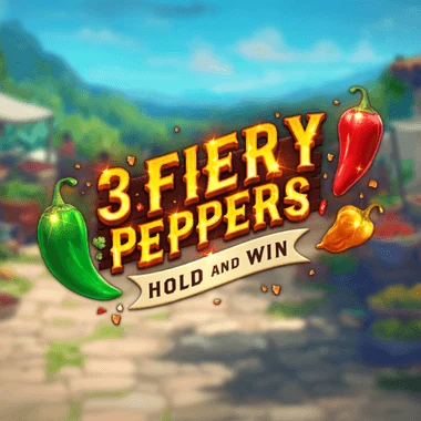 3 Fiery Peppers Hold and Win game tile